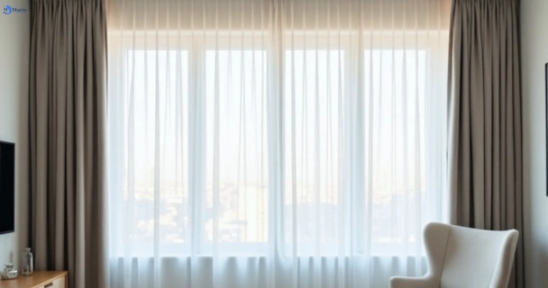 Freshly steam cleaned curtains in geelong-vic QLD